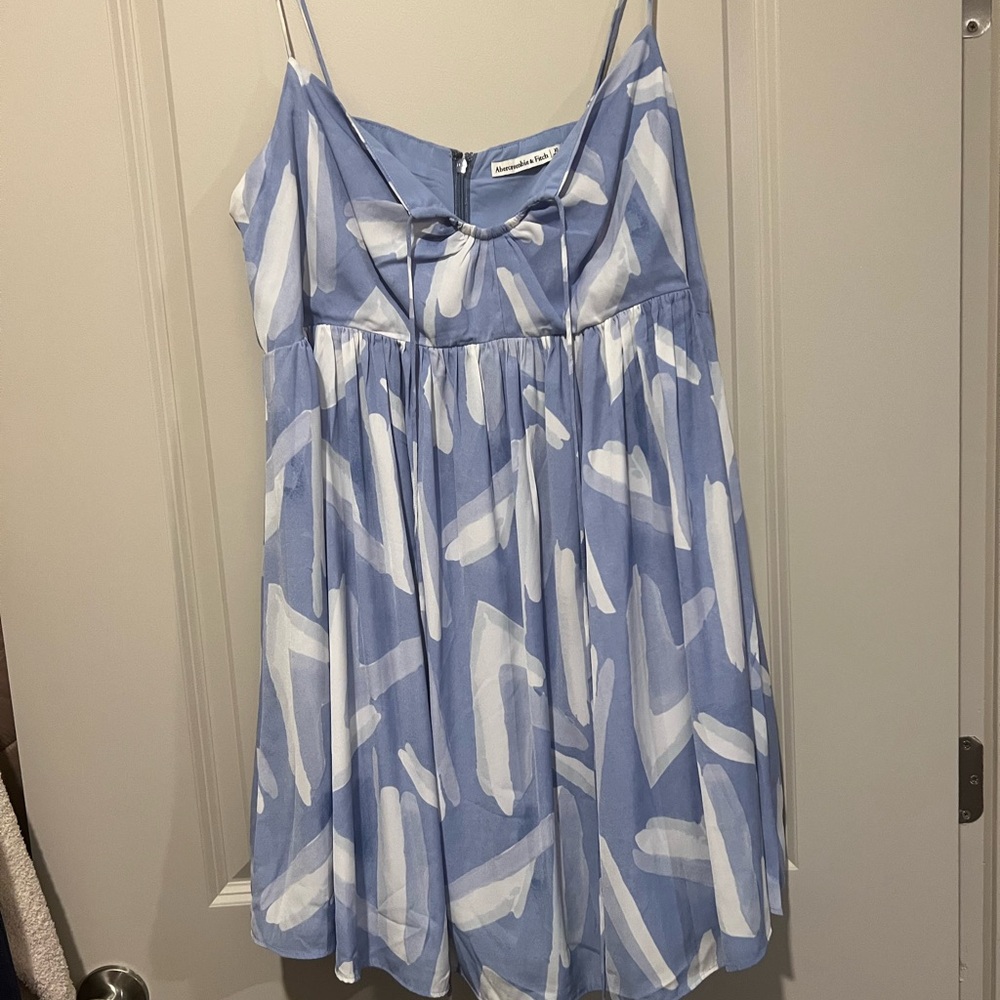 Abercrombie & Fitch Blue and White Mini Dress